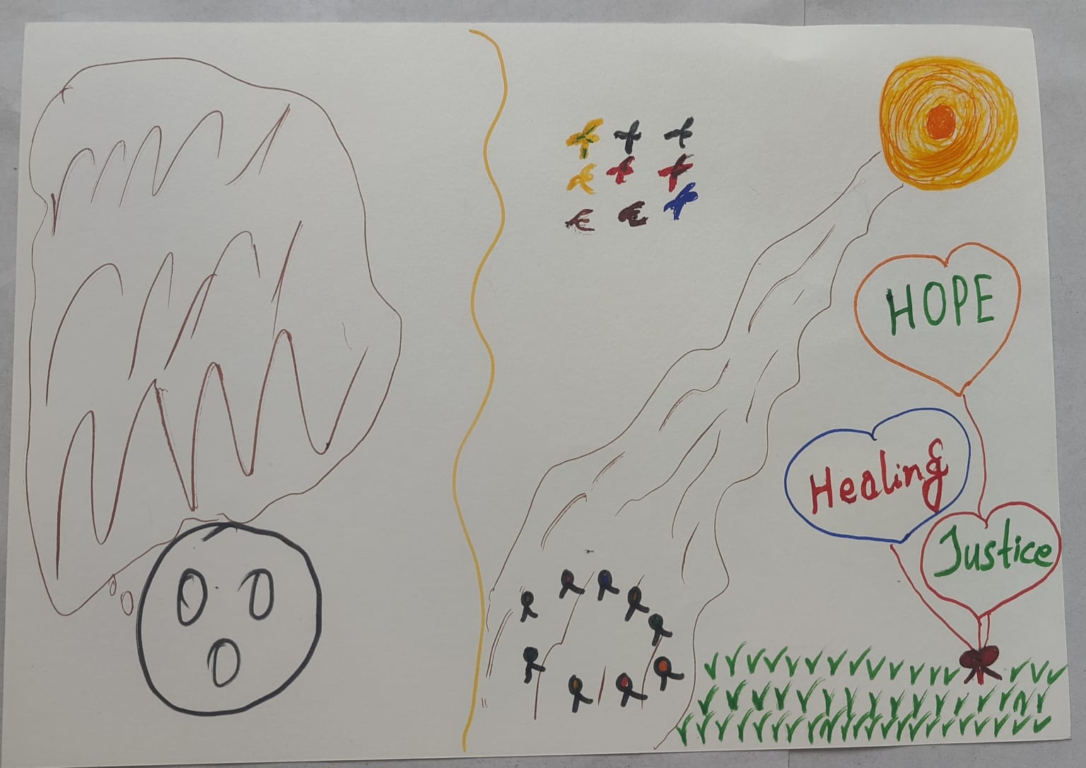 Brushstrokes of Emotion - healing through creative expression and mindfulness - Artwork 5