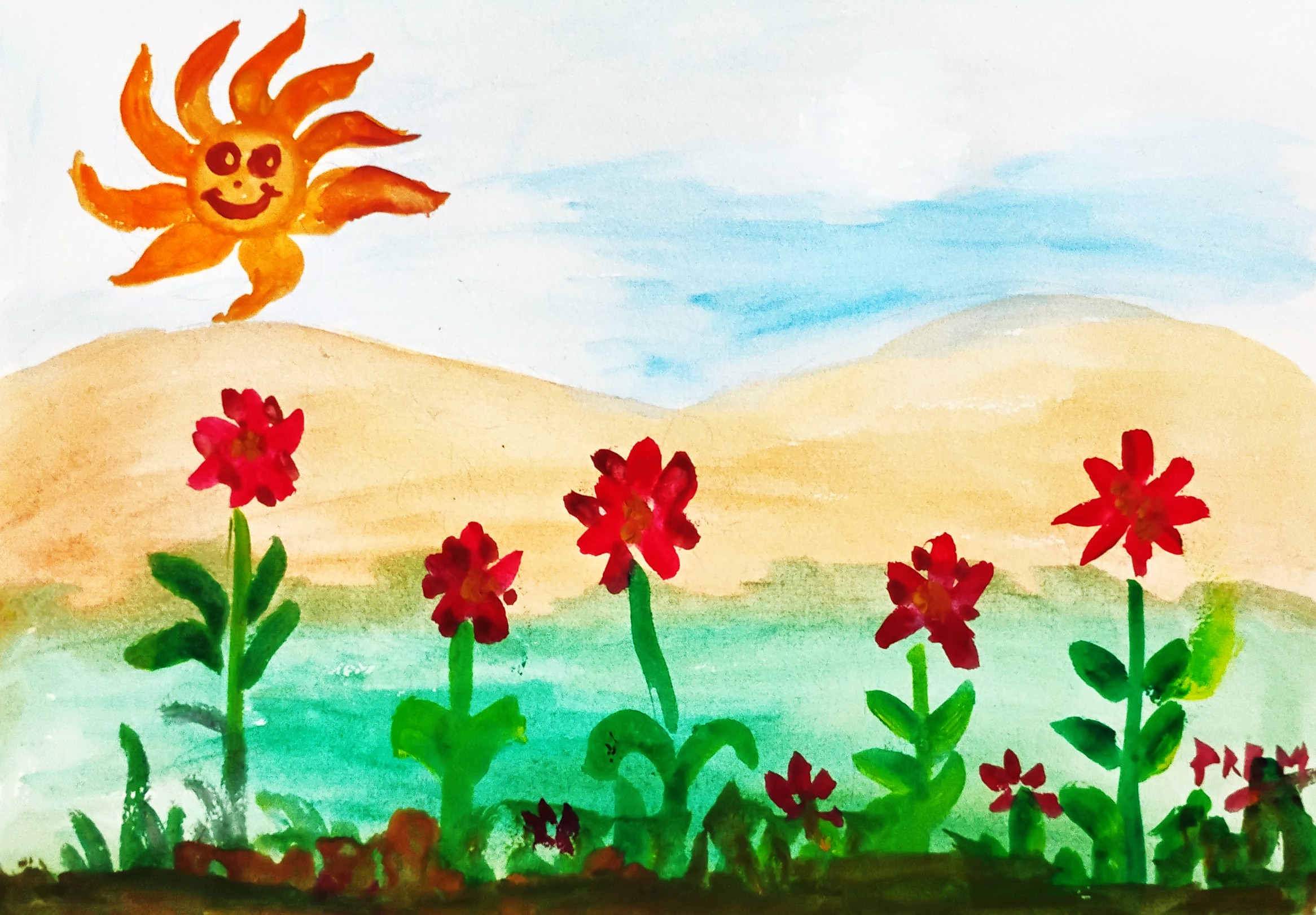 The world is colourful so be happy always