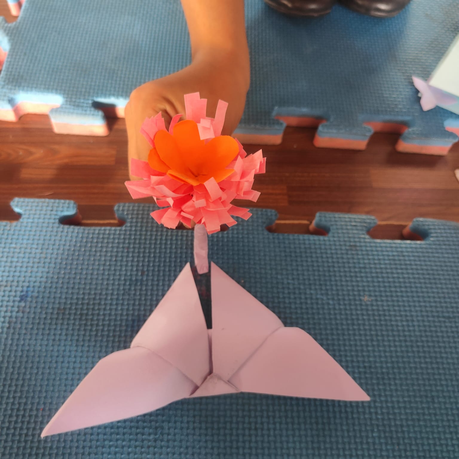 butterfly with flower